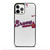 ATLANTA BRAVES BASEBALL LOGO iPhone 12 Pro Case Cover