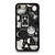 LUNAR PATTERN BLACK WHITE iPhone 7 / 8 Case Cover