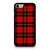 RED BLACK TARTAN PATTERN iPhone 7 / 8 Case Cover