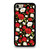 SEAMLESS RED WHITE ROSE PATTERN iPhone 7 / 8 Case Cover