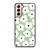 GREEN RETRO FLORAL PATTERN Samsung Galaxy S21 Case Cover