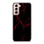 RED NEON LIGHTNING PATTERN Samsung Galaxy S21 Case Cover