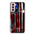 USA FLAG AMERICAN BASEBALL BLACK WHITE Samsung Galaxy S21 Case Cover
