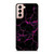VIOLET ABSTRACT SMOKED GRID Samsung Galaxy S21 Case Cover