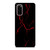 RED NEON LIGHTNING PATTERN Samsung Galaxy S20 Case Cover