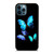 BLUE BUTTERFLY ART iPhone 12 Pro Max Case Cover