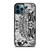 OUIJA BOARD BLACK AND WHITE iPhone 12 Pro Max Case Cover