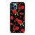 SEAMLESS RED ROSE PATTERN iPhone 12 Pro Max Case Cover