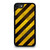 BLACK YELLOW POLICE LINE STRIPE iPhone SE 2020 Case Cover