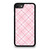 LIGHT PINK PLAID PATTERN iPhone SE 2020 Case Cover