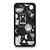 LUNAR PATTERN BLACK WHITE iPhone SE 2020 Case Cover LUNAR PATTERN BLACK WHITE iPhone SE 2020 Case Cover