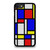 MONDRIAN COLORFUL LAYOUT iPhone SE 2020 Case Cover