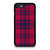 RED BLUE TARTAN PLAID PATTERN iPhone SE 2020 Case Cover