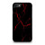 RED NEON LIGHTNING PATTERN iPhone SE 2020 Case Cover