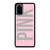 VICTORIA'S SECRET PINK SPARKLE LOGO Samsung Galaxy S20 Plus Case Cover