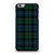 GREEN BLUE TARTAN PATTERN iPhone 6 / 6S Plus Case Cover
