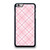 LIGHT PINK PLAID PATTERN iPhone 6 / 6S Plus Case Cover