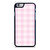 PINK PLAID PATTERN iPhone 6 / 6S Case Cover