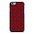 RED TARTAN CROSS PLAID iPhone 6 / 6S Case Cover