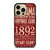 ALABAMA CRIMSON TIDE FOOTBALL CLUB 1892 iPhone 14 Pro Max Case Cover