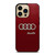AUDI LOGO RED iPhone 14 Pro Max Case Cover
