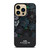 COACH NEW YORK BLACK TEA ROSE iPhone 14 Pro Max Case Cover