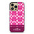 COACH PINK NEW YORK iPhone 14 Pro Max Case Cover