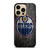 EDMONTON OILERS WOODEN LOGO iPhone 14 Pro Max Case Cover