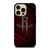 HOUSTON ROCKETS CARBON LOGO iPhone 14 Pro Max Case Cover