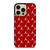 MICHAEL JORDAN SYMBOL RED PATTERN iPhone 14 Pro Max Case Cover