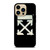OFF WHITE TAPE LOGO iPhone 14 Pro Max Case Cover