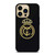 REAL MADRID CF LOGO BLACK iPhone 14 Pro Max Case Cover