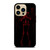 RED SKELETON HEARTBREAKING iPhone 14 Pro Max Case Cover