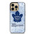 TORONTO MAPLE LEAFS MARBLE LOGO iPhone 14 Pro Max Case Cover