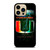 UM MIAMI HURRICANES NFL iPhone 14 Pro Max Case Cover