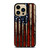 USA FLAG AMERICAN BASEBALL iPhone 14 Pro Max Case Cover