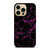 VIOLET ABSTRACT SMOKED GRID iPhone 14 Pro Max Case Cover