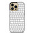 WHITE KEYBOARD PATTERN iPhone 14 Pro Max Case Cover
