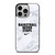 BASKETBALL NEVER STOPS MARBLE iPhone 14 Pro Case Cover