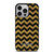 COACH NEW YORK GOLD ZIG ZAG iPhone 14 Pro Case Cover