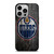EDMONTON OILERS WOODEN LOGO iPhone 14 Pro Case Cover