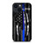 BLUE LINE POLICE WARRIOR iPhone 14 Plus Case Cover