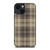 BROWN TARTAN PLAID PATTERN iPhone 14 Plus Case Cover