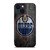 EDMONTON OILERS WOODEN LOGO iPhone 14 Plus Case Cover