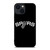 SAN ANTONIO SPURS LOGO BLACK iPhone 14 Plus Case Cover