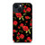 SEAMLESS RED ROSE PATTERN iPhone 14 Plus Case Cover