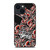 STUSSY CORAL PATTERN iPhone 14 Plus Case Cover