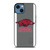 ARKANSAS RAZORBACKS SYMBOL iPhone 14 Case Cover
