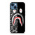 BAPE SHARK CAMO iPhone 14 Case Cover