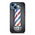 BARBER POLE HAIR CUT SYMBOL iPhone 14 Case Cover